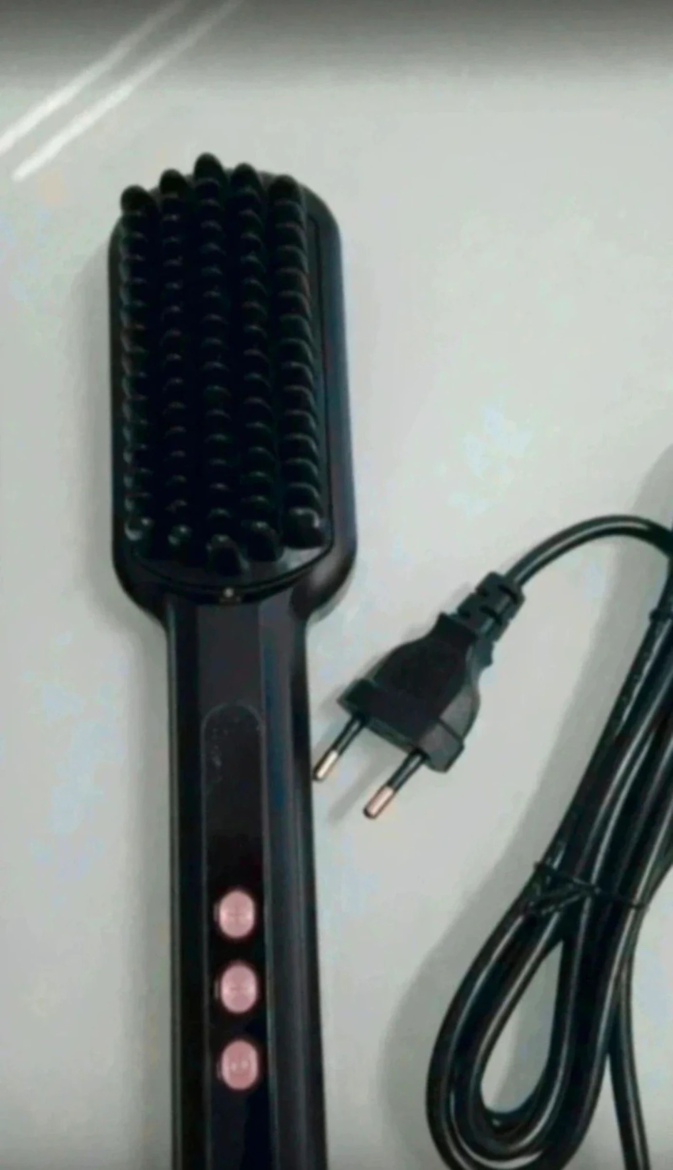 Cepillo alisador de pelo eléctrico